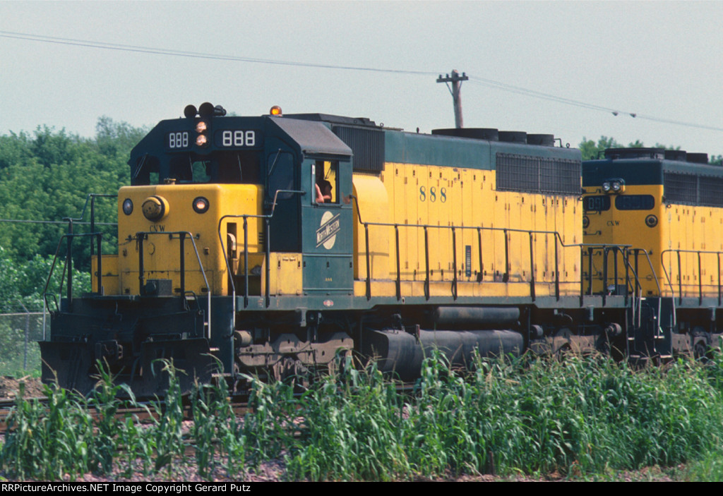 C&NW SD40 #888